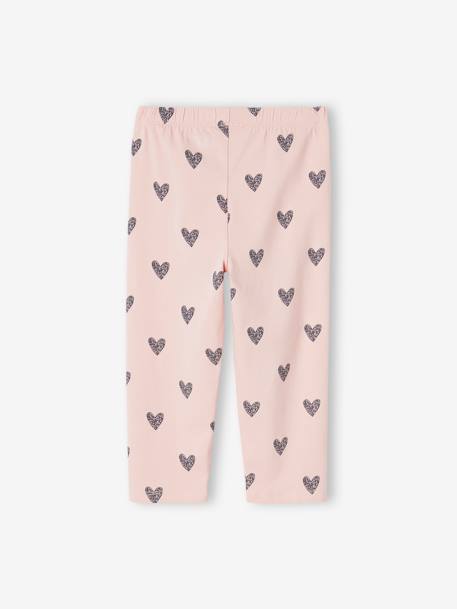 Set van 2 korte meisjesleggings antraciet - vertbaudet enfant 