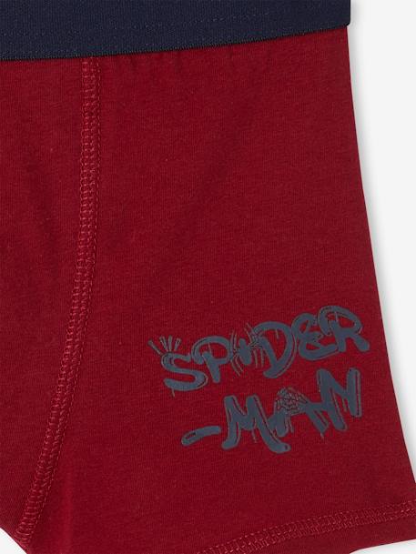 Set van 3 boxers Marvel® Spider Man rood - vertbaudet enfant 