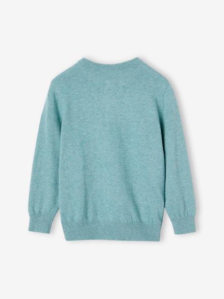 Jongenstrui met Tunesische kraag gemêleerd beige+gemêleerd blauw+mintgroen - vertbaudet enfant 