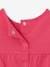 Personaliseerbaar T-shirt baby van biokatoen ecru+fuchsia - vertbaudet enfant 