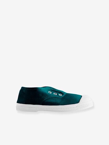 Katoenen tennisschoenen voor kinderen Elly E15149C15N BENSIMON® blauwgroen+bruin+felblauw+geel+groen+nude+rozen - vertbaudet enfant 