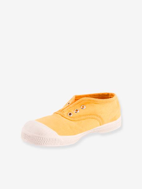 Katoenen tennisschoenen voor kinderen Elly E15149C15N BENSIMON® blauwgroen+bruin+felblauw+geel+groen+nude+rozen - vertbaudet enfant 