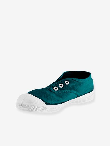 Katoenen tennisschoenen voor kinderen Elly E15149C15N BENSIMON® blauwgroen+bruin+felblauw+geel+groen+nude+rozen - vertbaudet enfant 