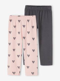 Set van 2 korte meisjesleggings  - vertbaudet enfant