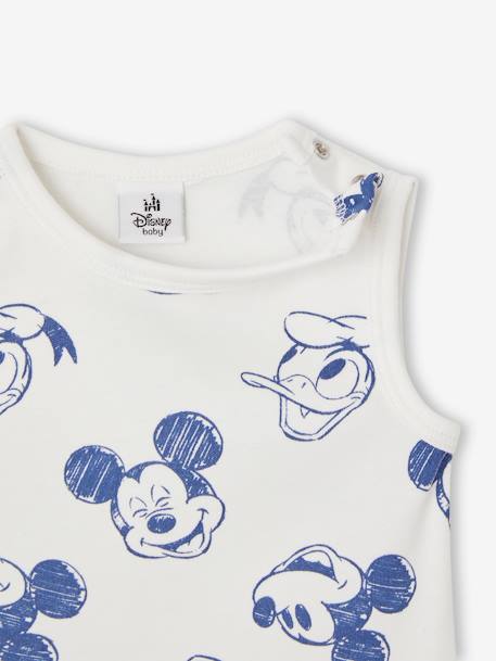 Set van 2 mouwloze rompertjes Disney® Mickey en Donald hemelsblauw - vertbaudet enfant 