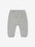 Molton babybroek beige+nachtblauw - vertbaudet enfant 