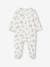 Set van 3 pyjama's van jersey met rits BASICS cappuccino+chambrayblauw - vertbaudet enfant 