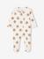 Set van 3 pyjama's van jersey met rits BASICS cappuccino+chambrayblauw - vertbaudet enfant 