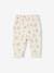 Broek met print van molton baby ecru+kaki - vertbaudet enfant 