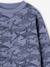 Jongenssweater met potlood grijsblauw+groen - vertbaudet enfant 