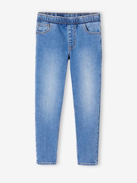 Basics skinny jeans denimgrijs+stone - vertbaudet enfant 