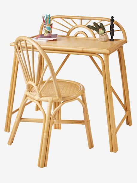 Basisbureau Soleil in rotan hout - vertbaudet enfant 