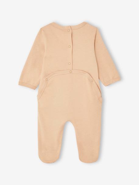 Set van 2 'auto' slaappakjes newborn van jersey perzik - vertbaudet enfant 