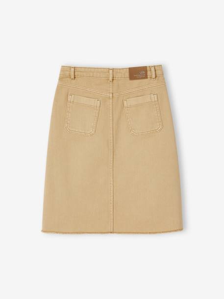 Halflange rok cappuccino - vertbaudet enfant 