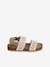 Kindersandalen met klittenband en gehaakt effect beige - vertbaudet enfant 