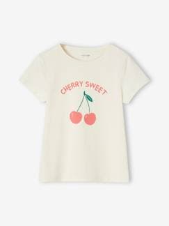 T-shirt met tekst meisjes  - vertbaudet enfant