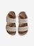 Kindersandalen met klittenband en gehaakt effect beige - vertbaudet enfant 