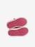 Stoffen tennisschoenen met klittenband voor babymeisjes paars, bedrukt+roze, bedrukt+WIT - vertbaudet enfant 