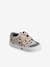 Canvast babysneakers met klittenband beige, bedrukt+lichtblauw - vertbaudet enfant 