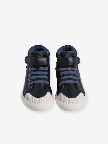 Hoge sneakers, kleutercollectie marineblauw - vertbaudet enfant 