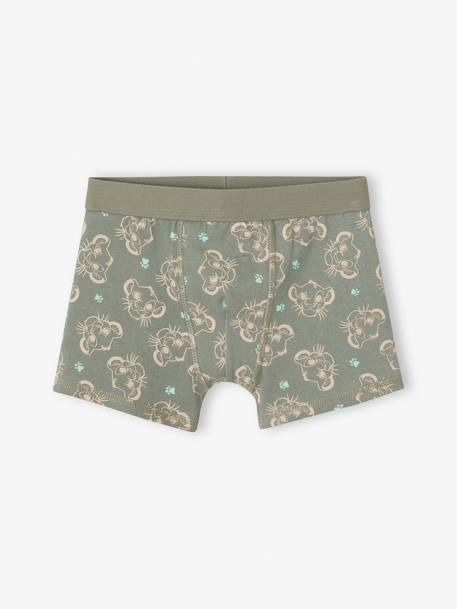 Set van 3 Disney® The Lion King boxershorts kaki - vertbaudet enfant 