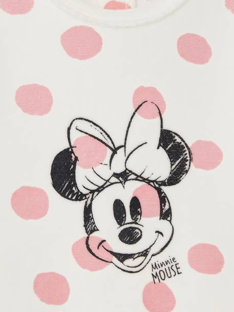 Fluwelen slaappakje babymeisjes Disney® Minnie ecru - vertbaudet enfant 