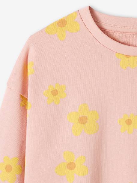Set voor meisjes sweater + legging ecru+rozen - vertbaudet enfant 
