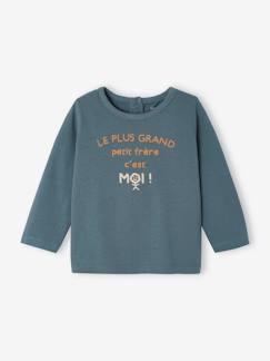 Baby-T-shirt, souspull-T-shirt met lange mouwen en tekst voor baby's