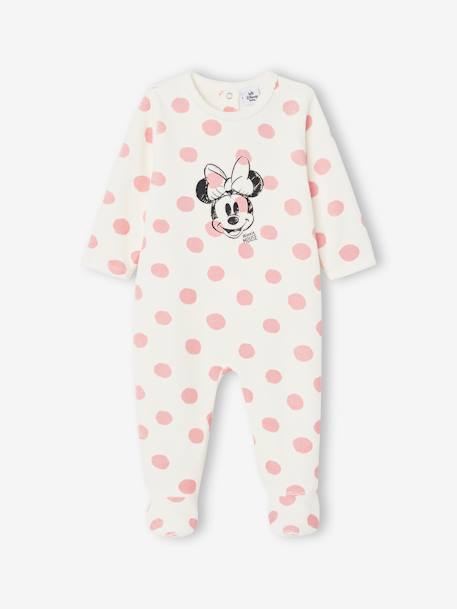 Fluwelen slaappakje babymeisjes Disney® Minnie ecru - vertbaudet enfant 