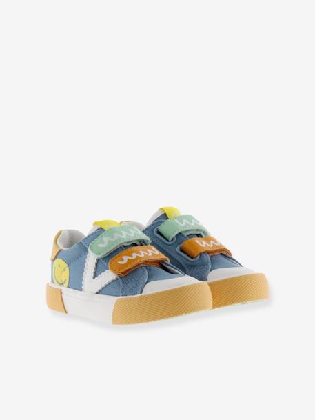 Kindersportschoenen Tribu Tiras Print Multicolor 1065181 VICTORIA® beige+jeansblauw - vertbaudet enfant 