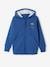 Fancy ridge hoodie met rits blauw - vertbaudet enfant 