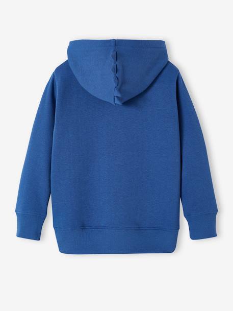 Fancy ridge hoodie met rits blauw - vertbaudet enfant 