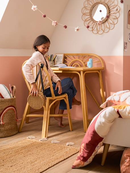 Basisbureau Soleil in rotan hout - vertbaudet enfant 