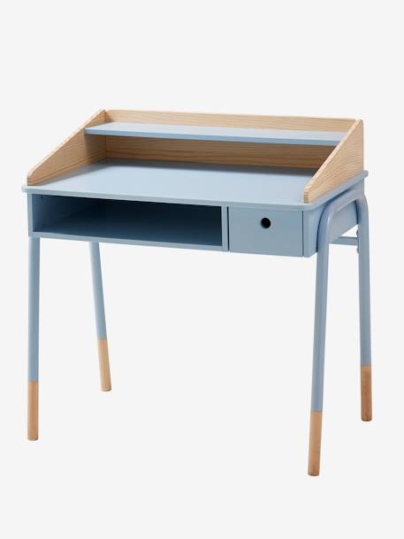 Basisschoolbureau LIGNE AMAZONE GROEN+hemelsblauw+Roze - vertbaudet enfant 