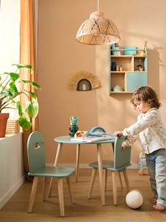 Slaapkamer en Opbergoplossingen-Slaapkamer-Set houten stoelen en tafel REGENBOOGCOLLECTIE