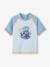 Zwemset met UV-bescherming voor jongensbaby T-shirt + boxershort + hoedje oceaanblauw - vertbaudet enfant 