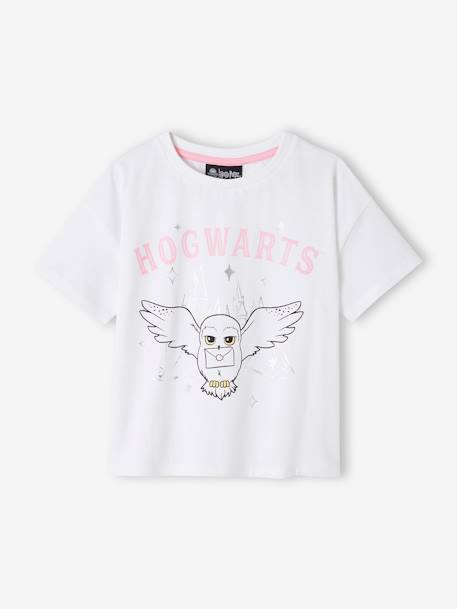 Tweekleurige pyjamashort voor meisjes Harry Potter® rozen - vertbaudet enfant 