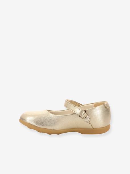 Leren kindersandalen Ambellie 895413-30-113 KICKERS® goud - vertbaudet enfant 