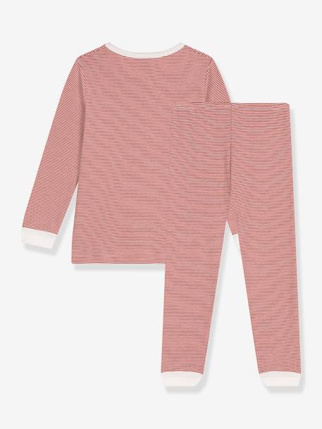 Gestreepte pyjama PETIT BATEAU rood, gestreept - vertbaudet enfant 