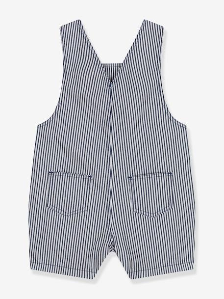 Kort babypakje van canvas PETIT BATEAU blauw - vertbaudet enfant 