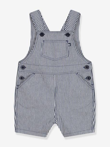 Kort babypakje van canvas PETIT BATEAU blauw - vertbaudet enfant 