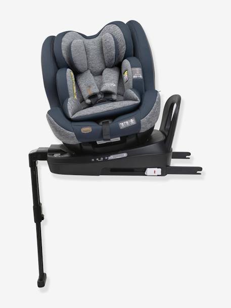 Roterend autostoeltje CHICCO Seat3Fit i-Size Air Melange 40 tot 125 cm, gelijk aan groep 0+/1/2 grijsblauw+zwart - vertbaudet enfant 