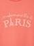 T-shirt met tekst meisjes aardbei+koraal+marineblauw+rood+vanille - vertbaudet enfant 