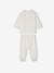 Set van 2 tweedelige babypyjama's van katoenjersey ecru - vertbaudet enfant 