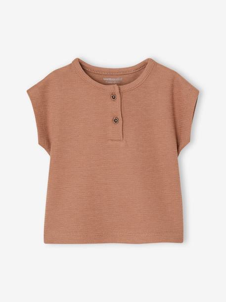 Geboorteset: Tunesisch T-shirt + babyshort mokka - vertbaudet enfant 