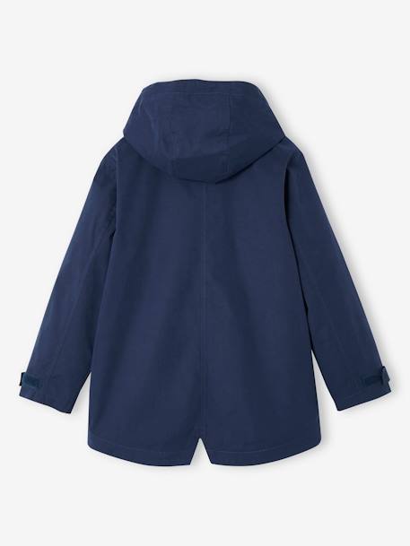 Jongens 3-in-1 parka voor het tussenseizoen met uitneembaar donsjack zonder mouwen marineblauw - vertbaudet enfant 