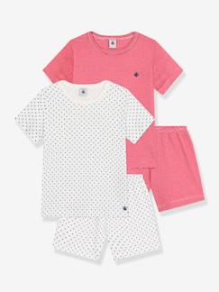 Jongens-Set van 2 pyjamashorts voor jongens PETIT BATEAU