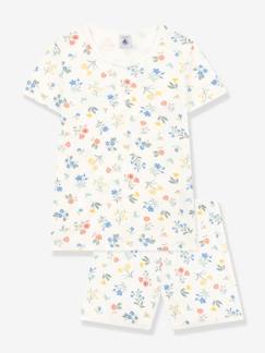 Meisje-Pyjama, surpyjama-Pyjamashort voor meisjes PETIT BATEAU