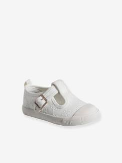 Schoenen-Meisje shoenen 23-38-Ballerina's, babies-Geborduurde babysandalen