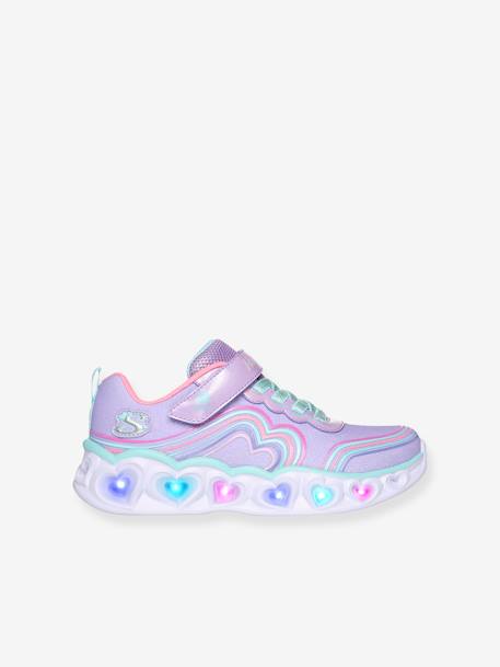 Lichtgevende kindersneakers Heart Lights - Retro Hearts 302689L - LVMT SKECHERS® paars - vertbaudet enfant 